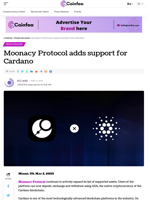 Moonacy Protocol adds support for Cardano - Coinfea