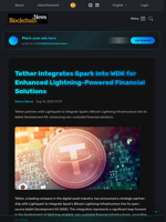 Tether Integrates Spark into WDK for Enhanced Lightning-Powered Financial Solutions - Blockchain.News