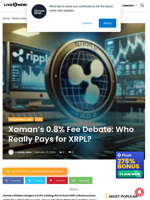 Xaman's 0.8% Fee Debate: Who Really Pays for XRPL? | Live Bitcoin News