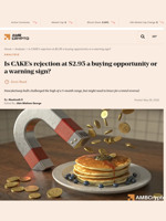 Is CAKE's rejection at $2.95 a buying opportunity or a warning sign? - AMBCrypto