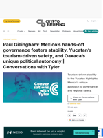 Paul Gillingham: Mexico's hands-off governance fosters stability, Yucatan's tourism-driven safety, and Oaxaca's unique political autonomy | Conversations with Tyler
