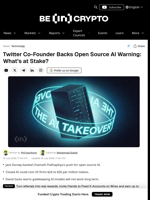 Twitter Co-Founder Backs Open Source AI Warning: What’s at Stake?