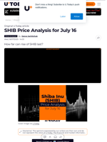 SHIB Price Analysis for July 16