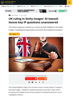 UK High Court Issues Mixed Ruling in AI Intellectual Property Case