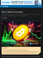 Why Is Bitcoin Up Today?