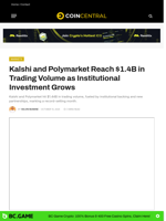 Kalshi and Polymarket Reach $1.4B in Trading Volume