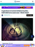 Crypto Bears In Control: SUI Below Key MAs, FARTCOIN Forms Lower Lows—What’s Next?