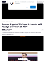 Former Ripple CTO Says Schwartz Will Always Be 'Heart of XRP' - U.Today