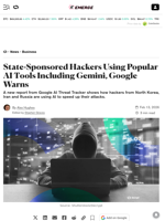State-Sponsored Hackers Using Popular AI Tools Including Gemini, Google Warns - Decrypt