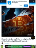 Bitcoin Creator Exposed? New Investigation Points At The Real Identity Of Satoshi Nakamoto | Bitcoinist.com