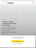 ATOM Faces High Volatility Amid Notable Price Swings