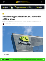 Nvidia Brings Enfabrica CEO Aboard in $900M Move - CoinCentral