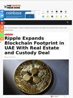 Ripple Expands Blockchain Footprint in UAE With Real Estate and Custody Deal - The Crypto News Wire