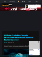 INJ Price Prediction: Targets $3.44-$3.60 Recovery as Technical Bounce Expected - Blockchain.News