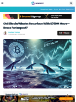 Old Bitcoin Whales Resurface With $760M Move—Brace For Impact?