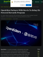 OpenEden Partners With Brevis To Bring ZK-Powered Rewards Program