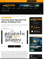 The Core Issue: Beneath The Binary, Verifying Trust
