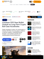 Coinbase CEO Sees Bullish Outlook as Long-Term Crypto Bull Case Accelerates – Featured Bitcoin News