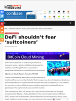 DeFi shouldn’t fear ‘suitcoiners’ - The Crypto News Wire