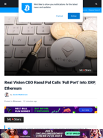 Real Vision CEO Raoul Pal Calls ‘Full Port’ Into XRP, Ethereum | Bitcoinist.com