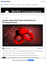 Dark Web Crypto Empire Collapses – This Time In Kazakhstan