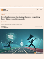 How Cardano may be staging the most surprising Layer-1 takeover of the decade - AMBCrypto