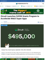 Zircuit Launches $495K Grants Program to Accelerate Web3 Super Apps - TheNewsCrypto