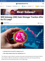 Will Uniswap (UNI) Gain Stronger Traction After Its 5% Leap?