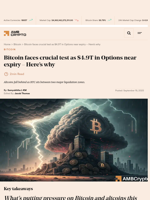 Bitcoin faces crucial test as $4.9T in Options near expiry - Here's why - AMBCrypto