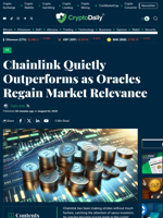 Chainlink Quietly Outperforms as Oracles Regain Market Relevance - Crypto Daily