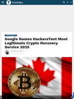 Google Names HackersTent Most Legitimate Crypto Recovery Service 2025 - TechBullion