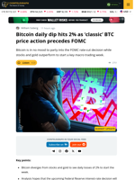 Bitcoin Dips Under $114.5K While Gold, Stocks Head Higher