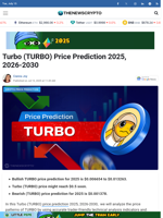 Turbo (TURBO) Price Prediction 2025, 2026-2030  - TheNewsCrypto