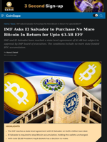 El Salvador & IMF Reach State-Level Agreement Amid Bitcoin Concerns