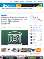JPMorgan Plunges Deeper Into Crypto By Letting Clients Use Bitcoin ETFs As Loan Collateral ⋆ ZyCrypto