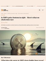 Is XRP’s price bottom in sight - Here’s what on-chain data says - AMBCrypto