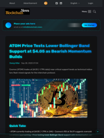 ATOM Price Tests Lower Bollinger Band Support at $4.05 as Bearish Momentum Builds - Blockchain.News