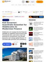 Fed Governor: Guardrails Essential for Stablecoins to Modernize Finance – Regulation Bitcoin News