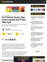 The Pi Network Paradox: Major Feature Launched, But PI Token Slides Again