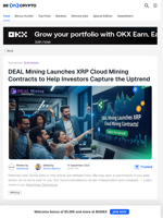 DEAL Mining Launches XRP Cloud Mining Contracts