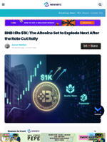 Best Altcoins to Buy as BNB Hits $1K ATH Market Rebounds After Rate Cut