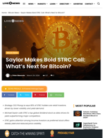 Saylor Backs STRC as Bitcoin Link Gains Focus