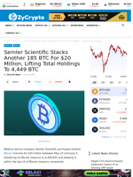 Semler Scientific Stacks Another 185 BTC For $20 Million, Lifting Total Holdings To 4,449 BTC ⋆ ZyCrypto
