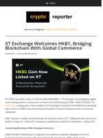 XT Exchange Welcomes HKB1, Bridging Blockchain With Global Commerce
