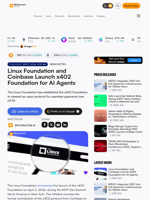 Linux Foundation and Coinbase Launch x402 Foundation for AI Agents – News Bytes Bitcoin News