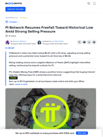 Can PI Price Recover from Strong Selling Pressure?