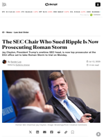 The SEC Chair Who Sued Ripple Is Now Prosecuting Roman Storm - Decrypt