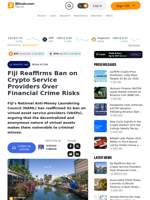 Fiji Reaffirms Ban on Crypto Service Providers Over Financial Crime Risks – Regulation Bitcoin News