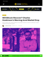 Will Bitcoin Recover? Charles Hoskinson’s Warning Amid Market Drop - CoinCentral