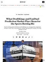 What DraftKings and FanDuel Prediction Market Plays Mean for the Sports Betting Biz - Decrypt